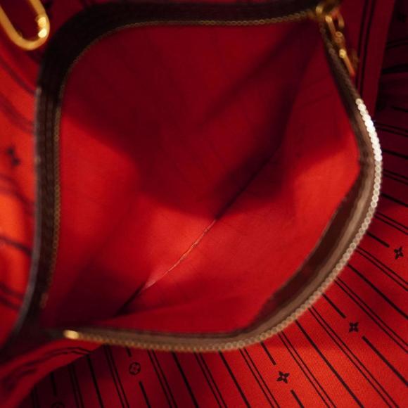 Louis Vuitton Tote Bag Damier Neverfull MM N51105 Ebene Women's - Picture 12 of 13